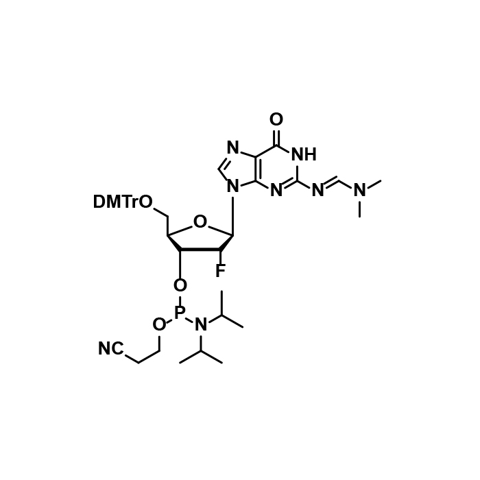 2'-F-rG(dmf) Amidite